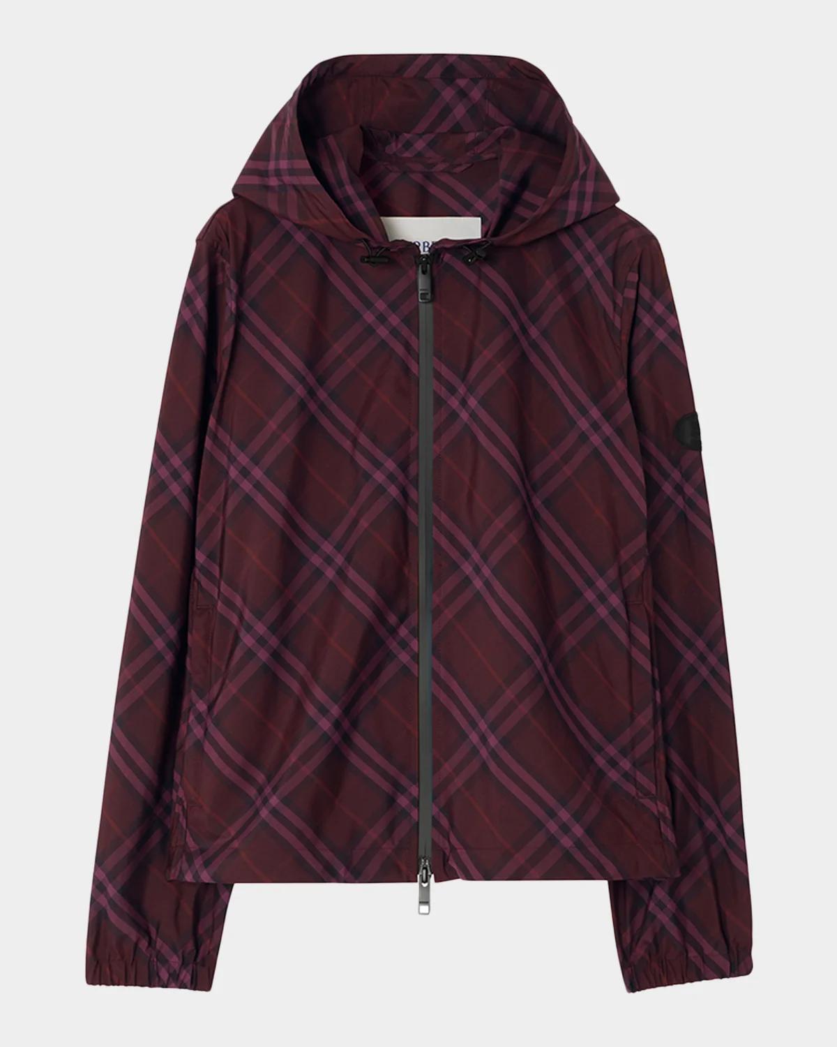 Salcombe Check Zip Hooded Jacket