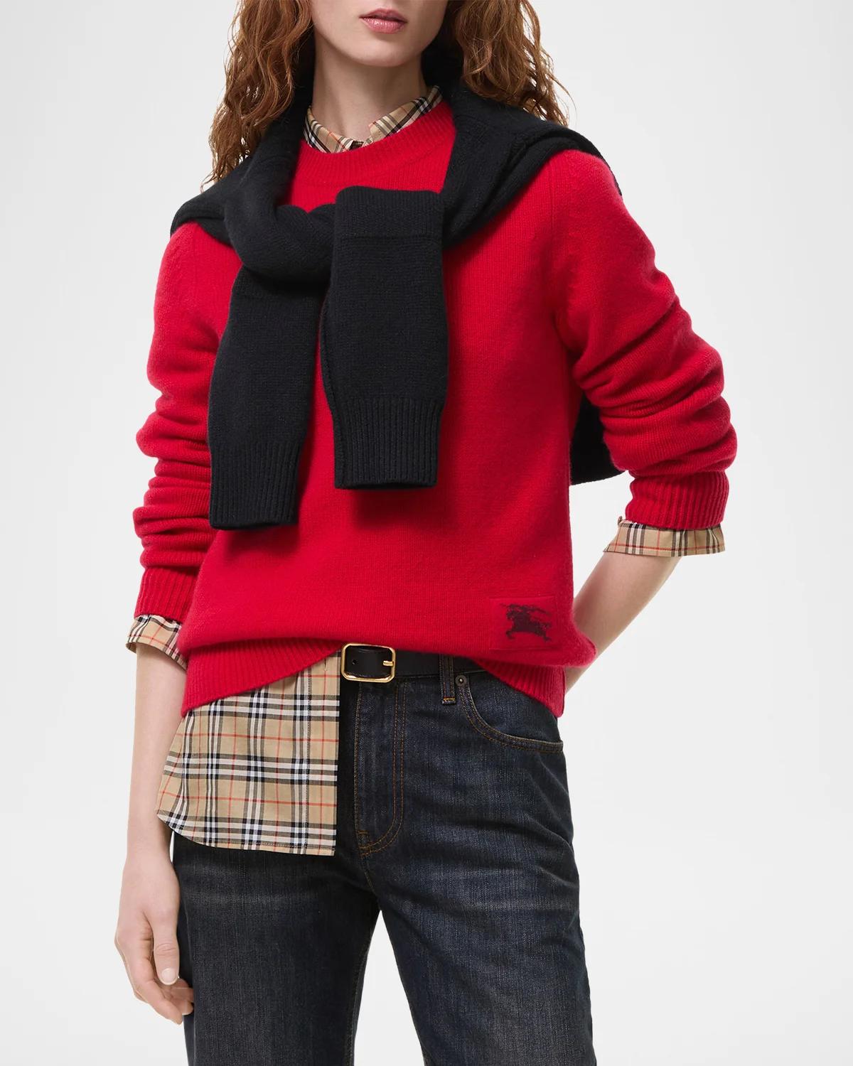 Constance Cashmere Crewneck Sweater - thumbnail 2