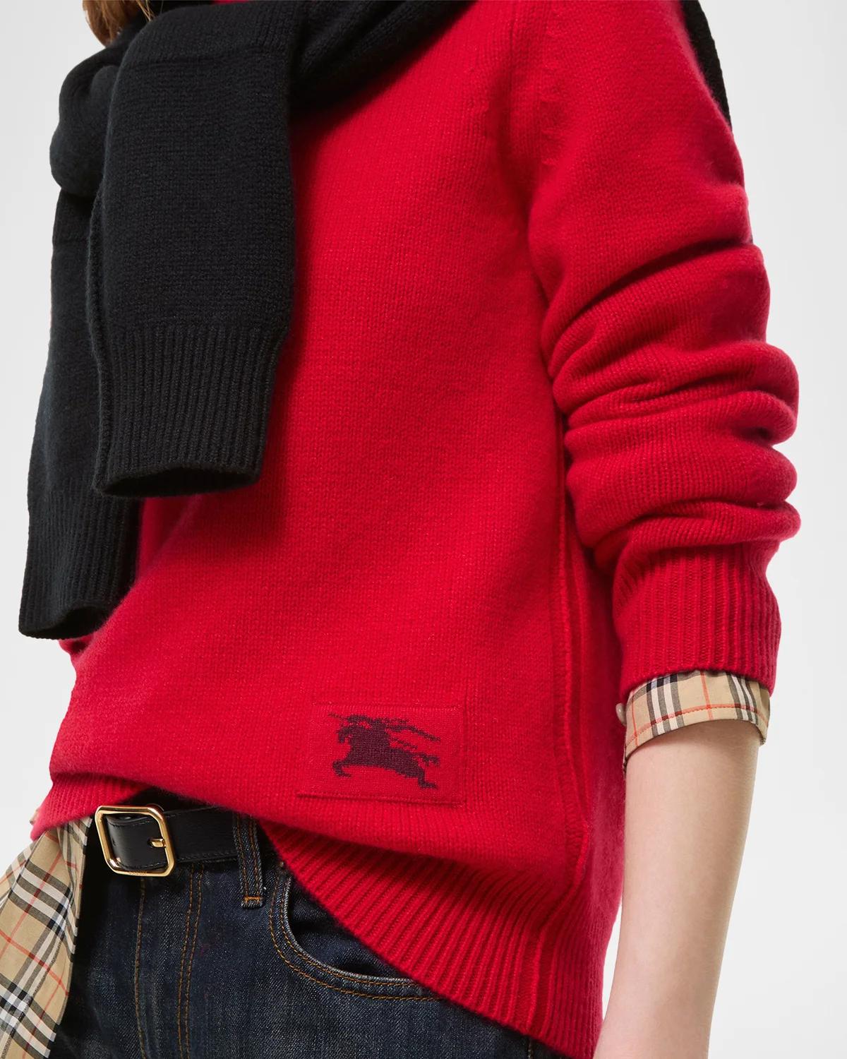Constance Cashmere Crewneck Sweater - thumbnail 3