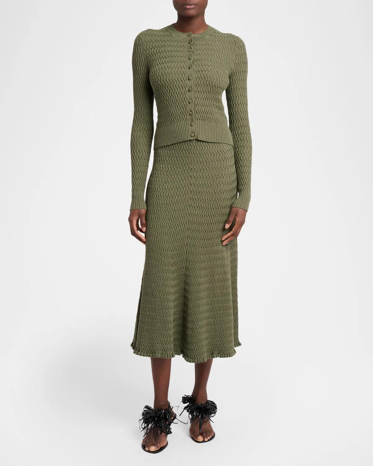 Magnolia Knit Midi Skirt - thumbnail 2