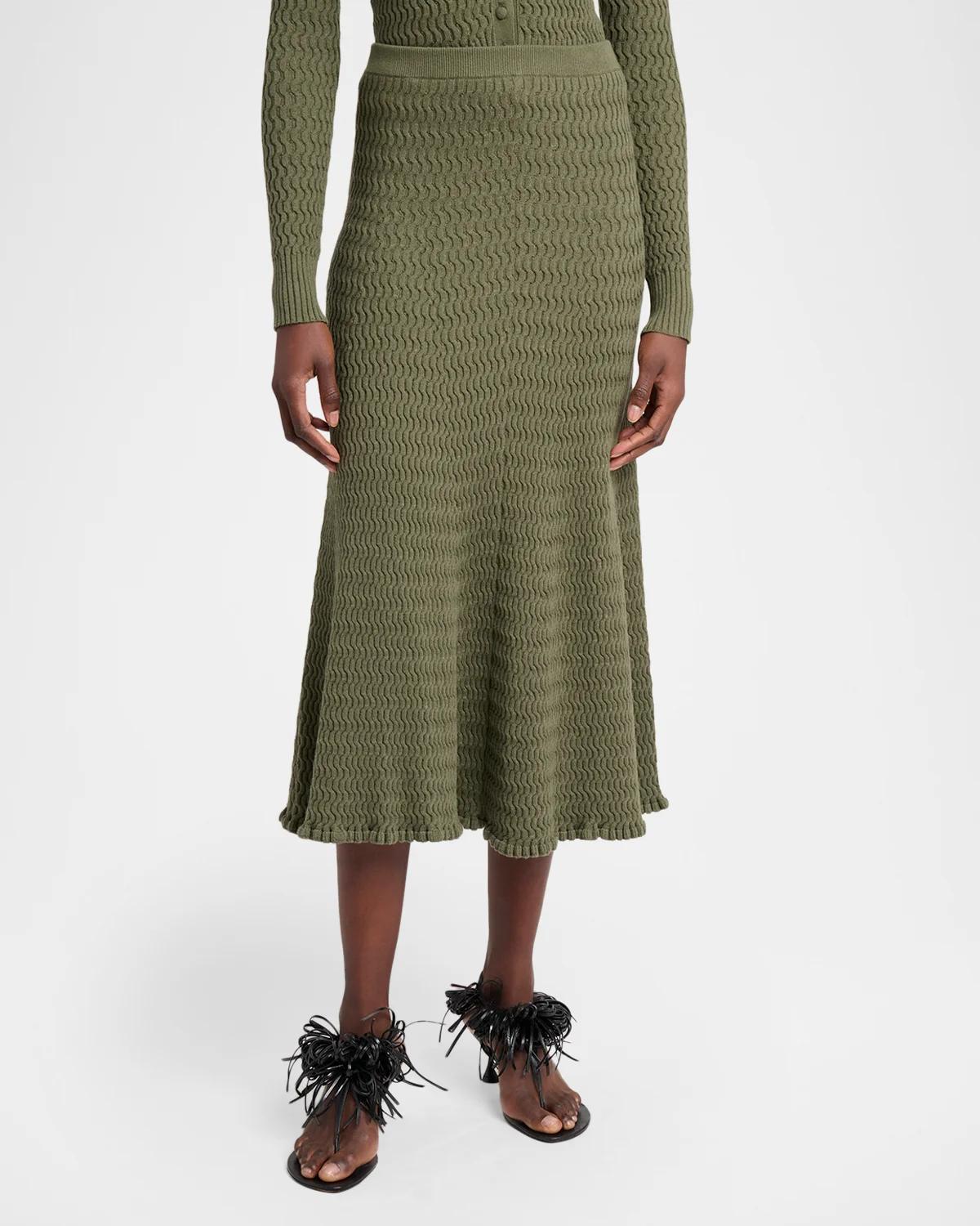 Magnolia Knit Midi Skirt - thumbnail 4