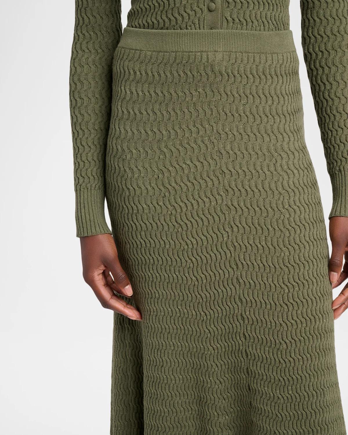 Magnolia Knit Midi Skirt - thumbnail 5
