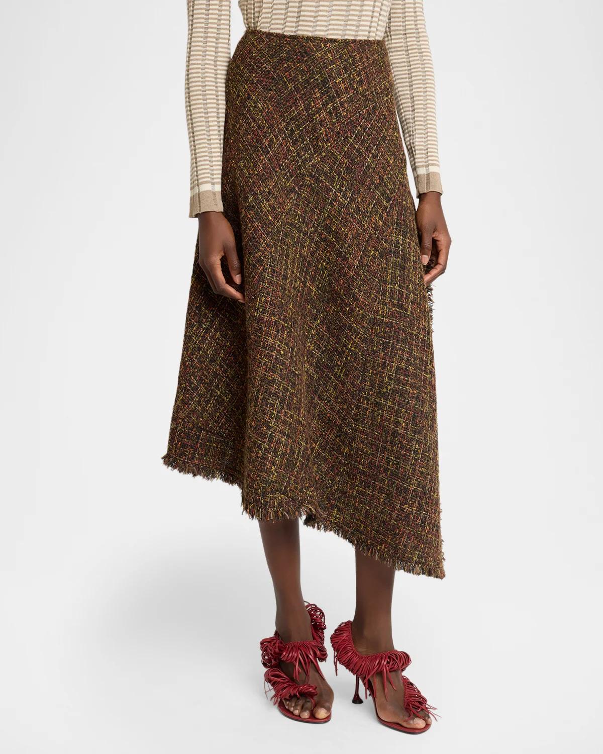 Layne Tweed Midi Skirt - thumbnail 4
