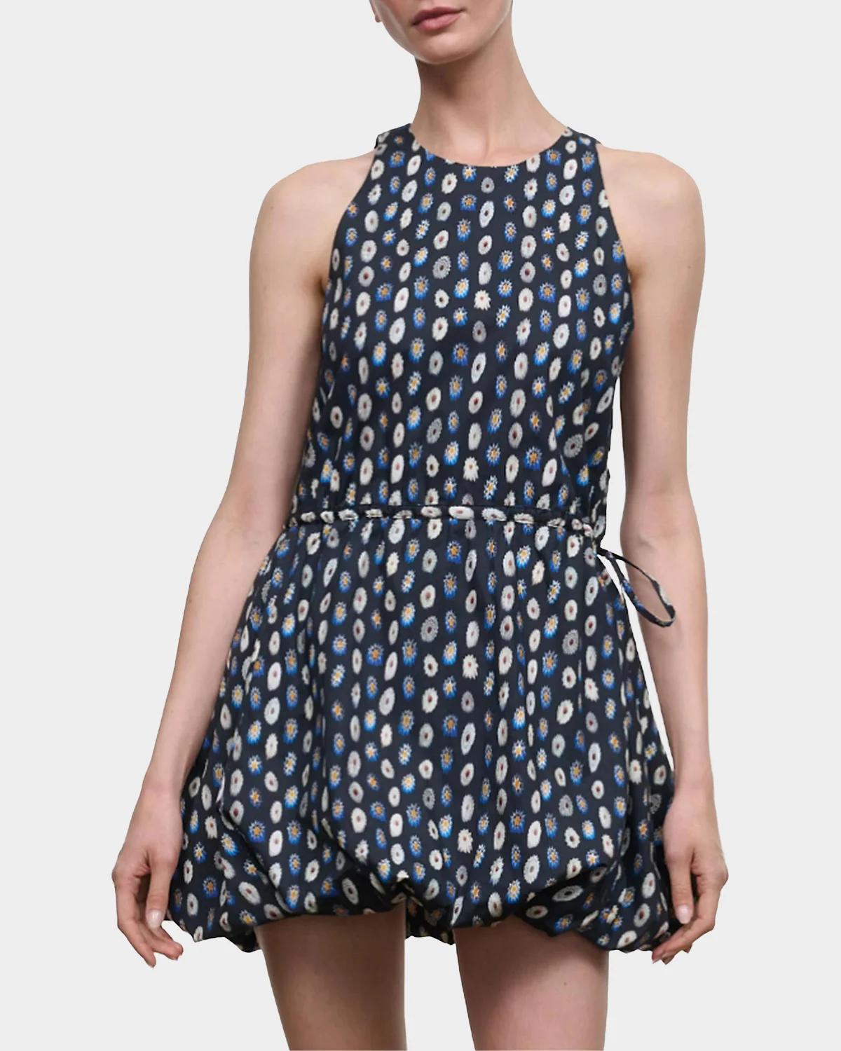 Molly Cotton Bubble-Hem Mini Dress - thumbnail 3
