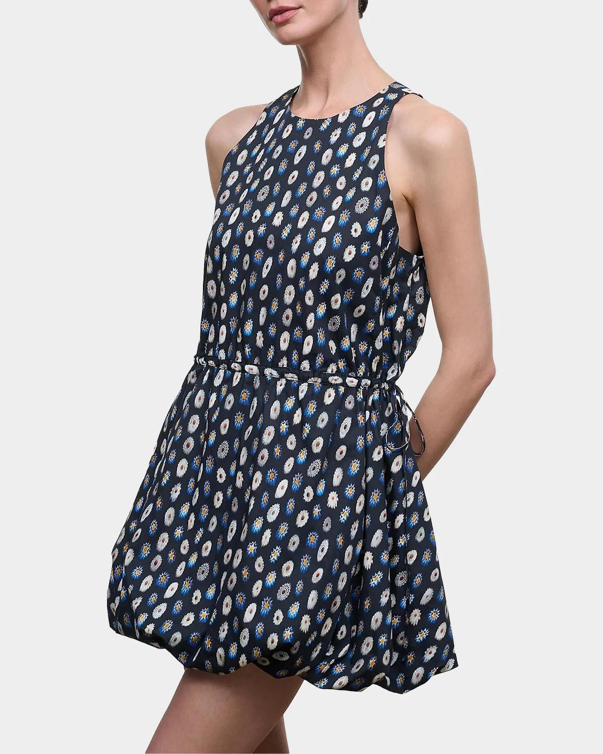 Molly Cotton Bubble-Hem Mini Dress - thumbnail 4