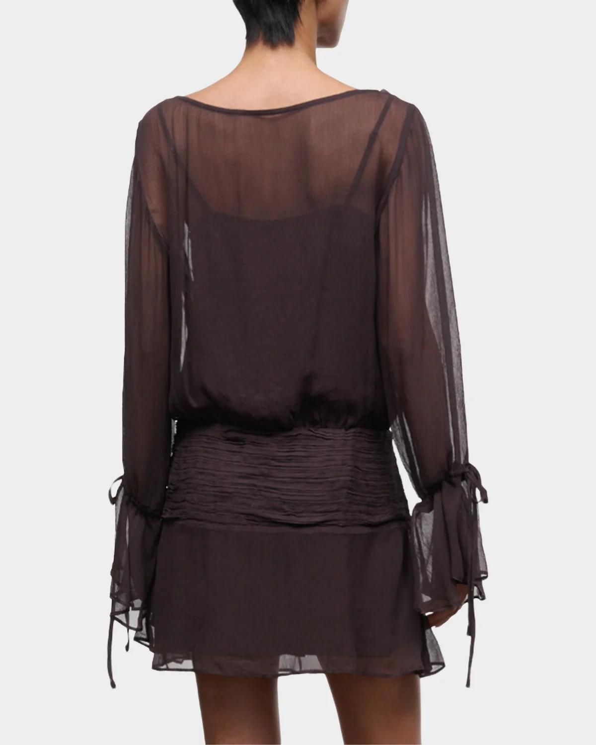 Beatrix Plissé Mini Dress - thumbnail 3