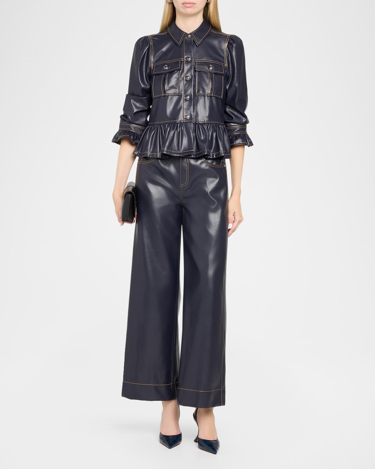 Faux-Leather Betsy Pants - thumbnail 2