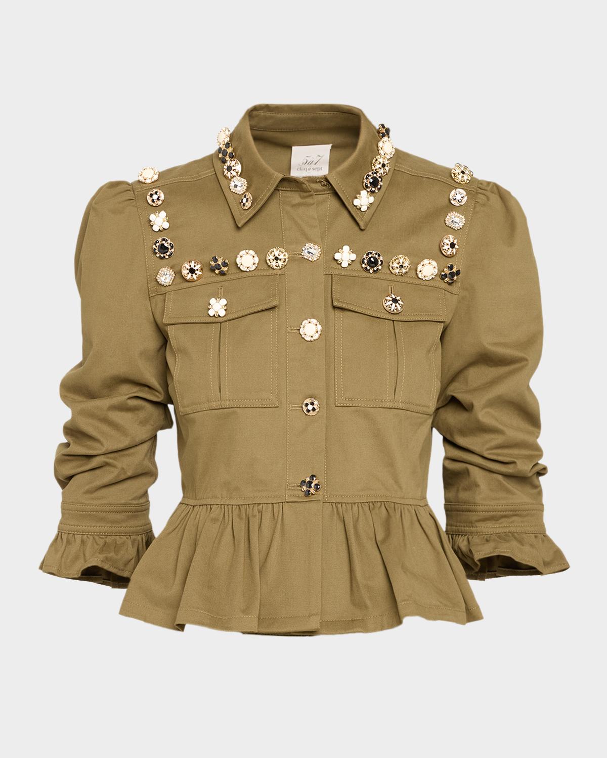 Mixed Buttons Delanie Jacket