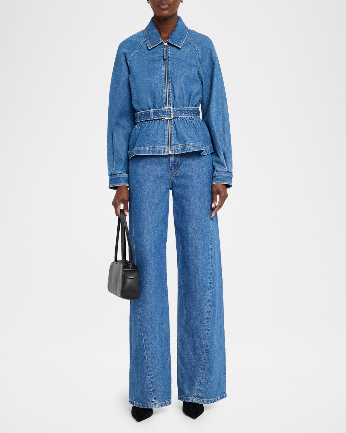 Briar Belted Denim Jacket - thumbnail 2