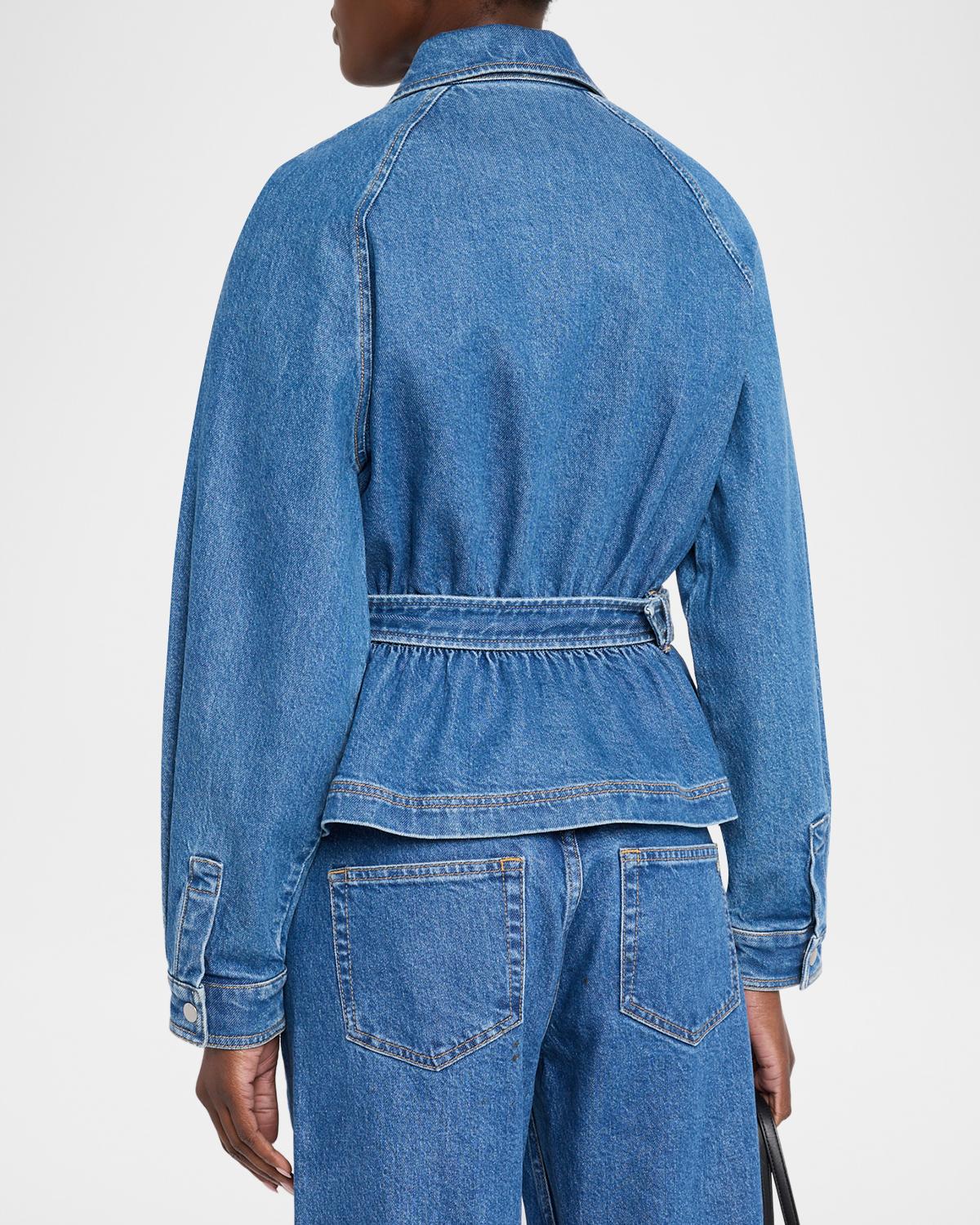 Briar Belted Denim Jacket - thumbnail 3
