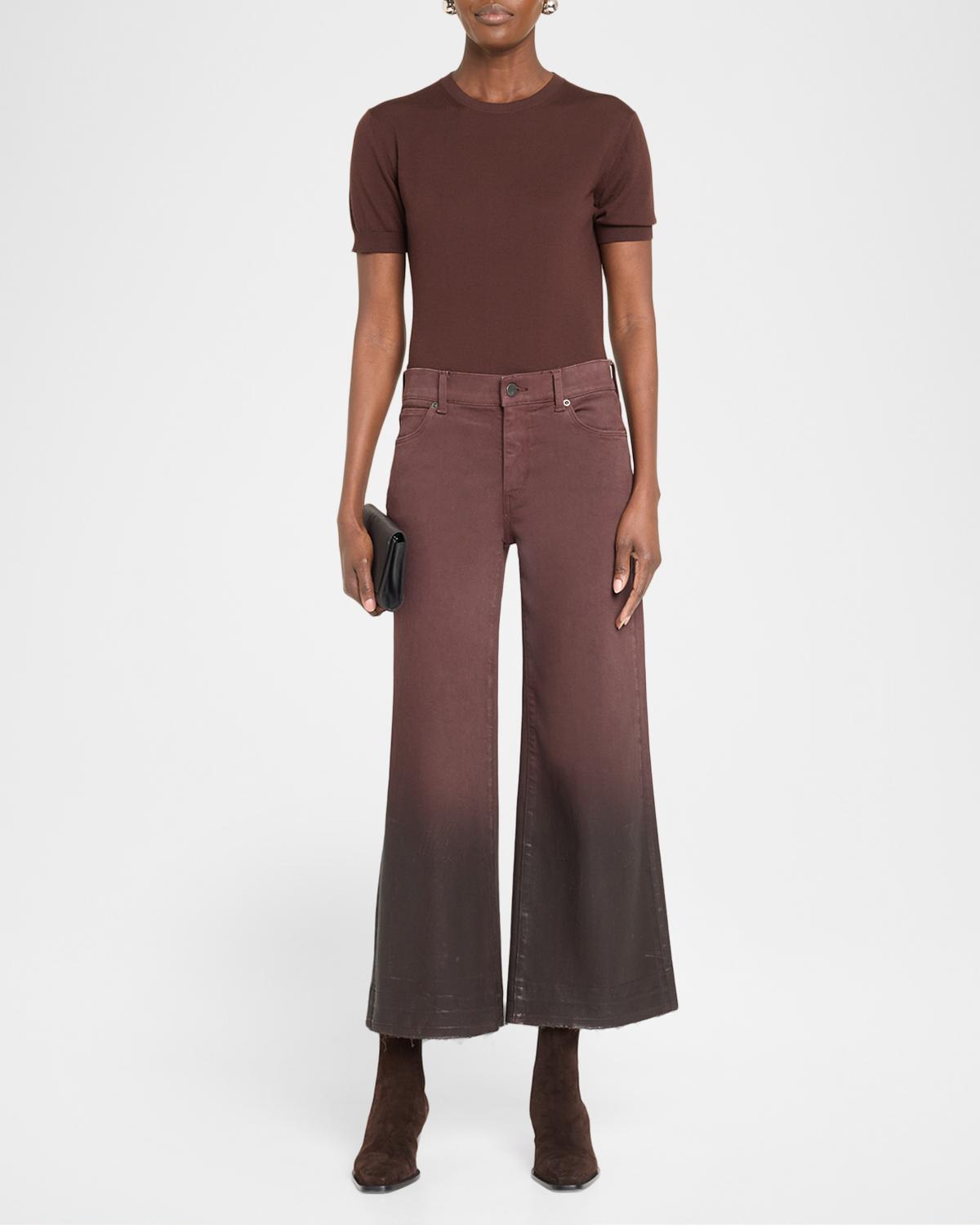 Rafaella Ombré Flared Crop Jeans - thumbnail 2