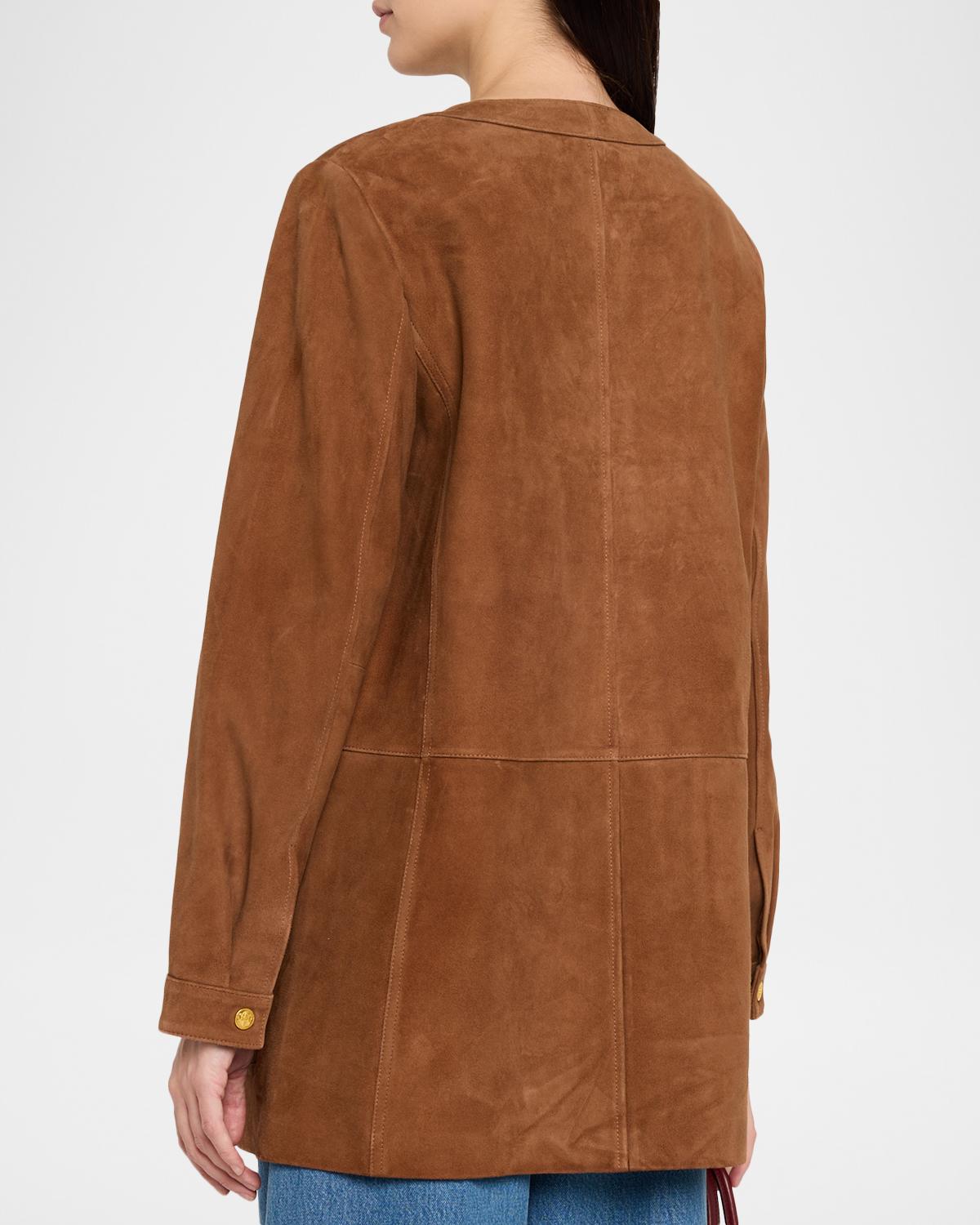 Linda Bonded Suede Coat - thumbnail 3