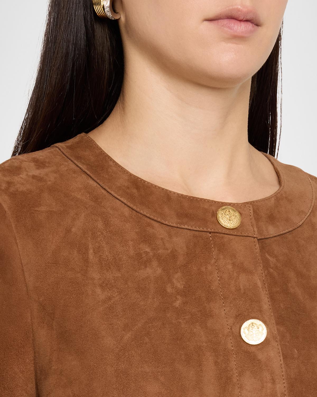 Linda Bonded Suede Coat - thumbnail 5