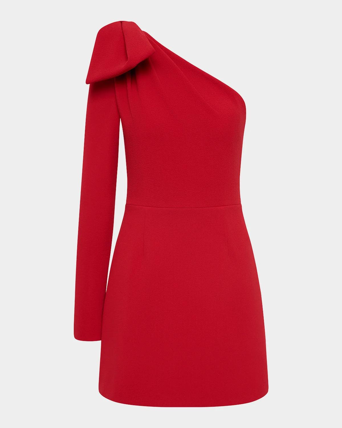 Raziel One-Shoulder Sheath Mini Dress