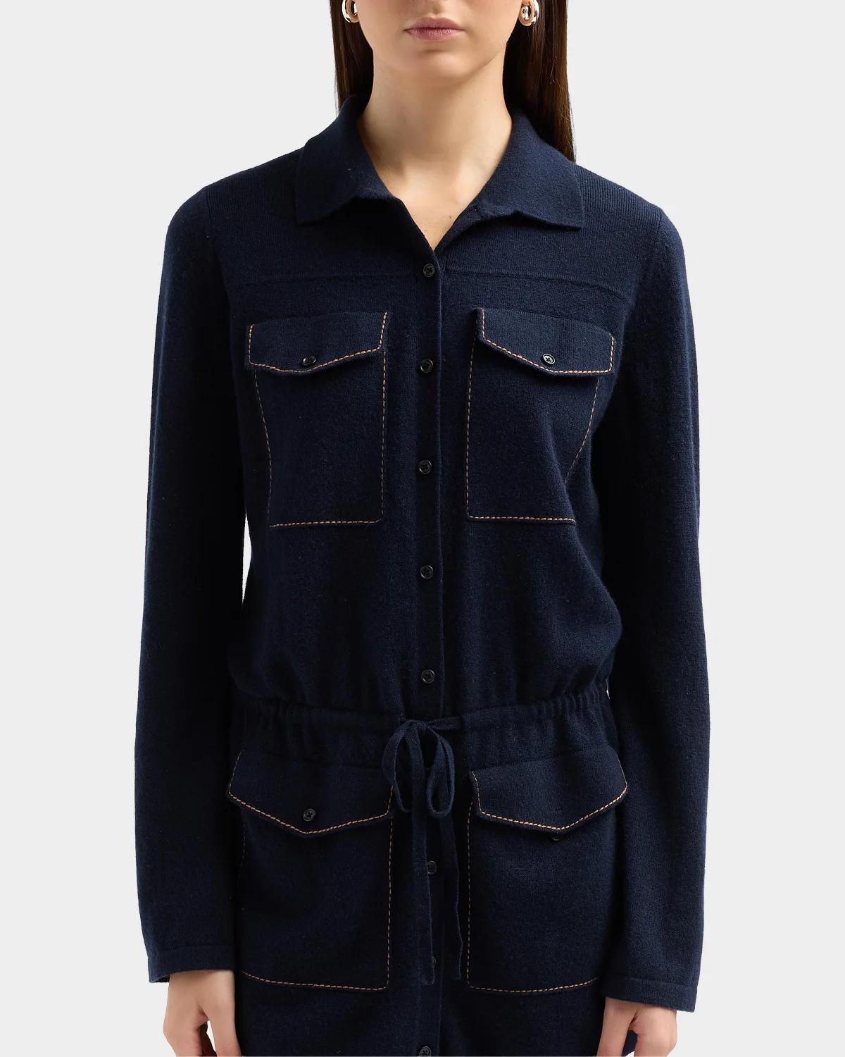 Industry Cashmere Drawstring Mini Dress - thumbnail 5