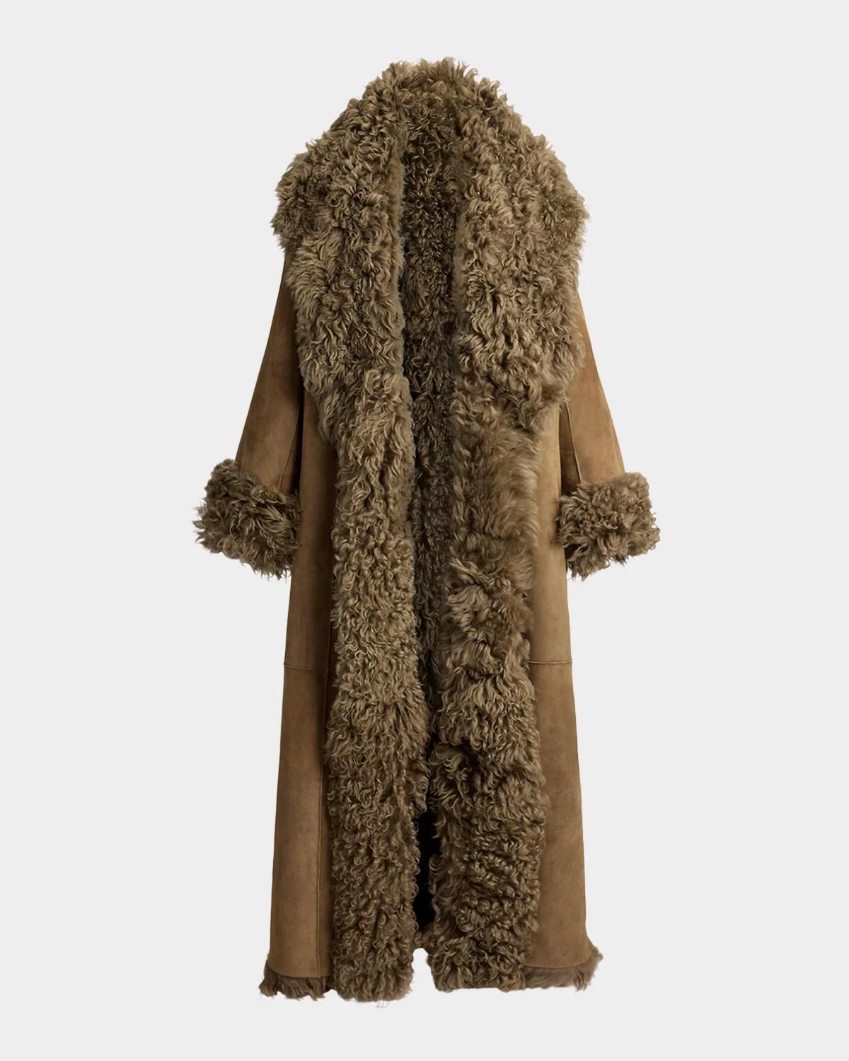 Justyn Reversible Merino Shearling Coat