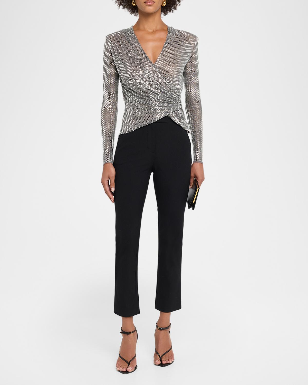 Rhinestone Wrap Top - thumbnail 2