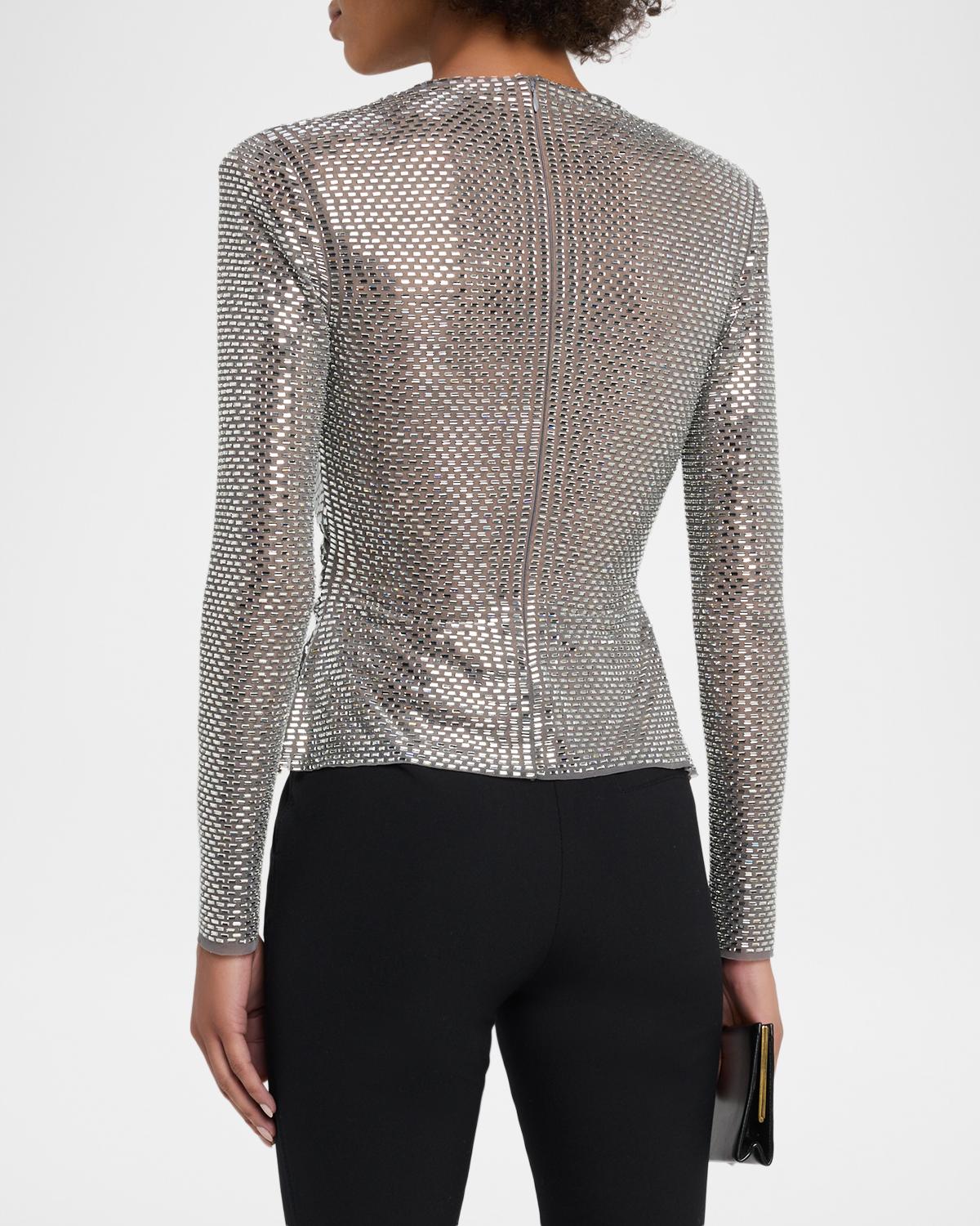 Rhinestone Wrap Top - thumbnail 3