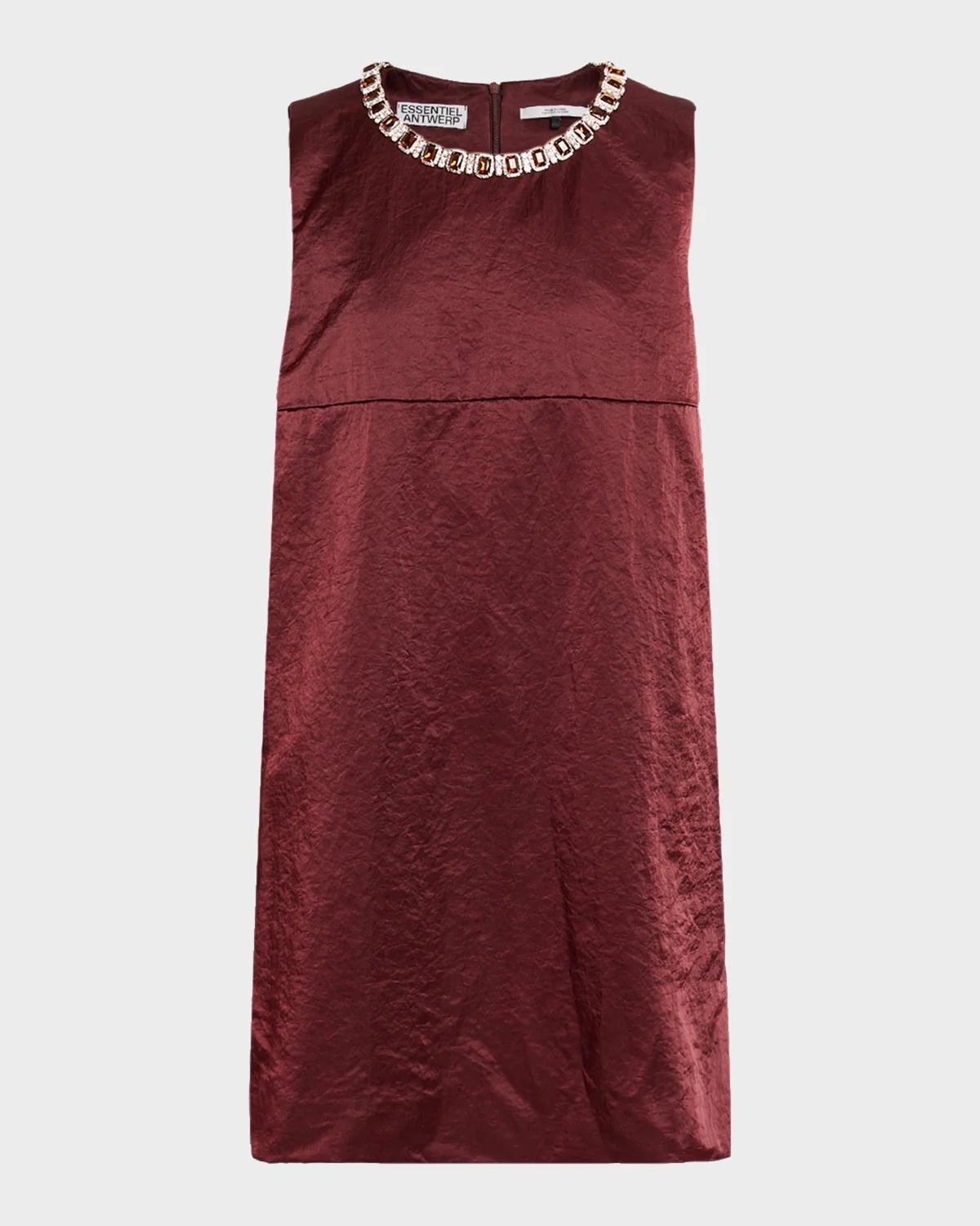 Katia Velvet Shift Mini Dress
