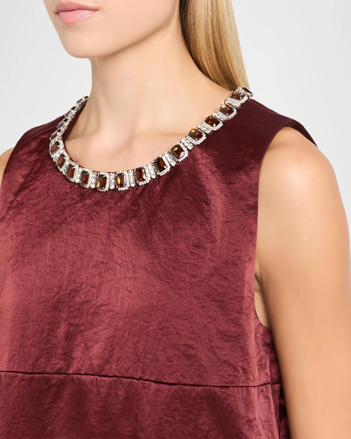 Katia Velvet Shift Mini Dress - thumbnail 5