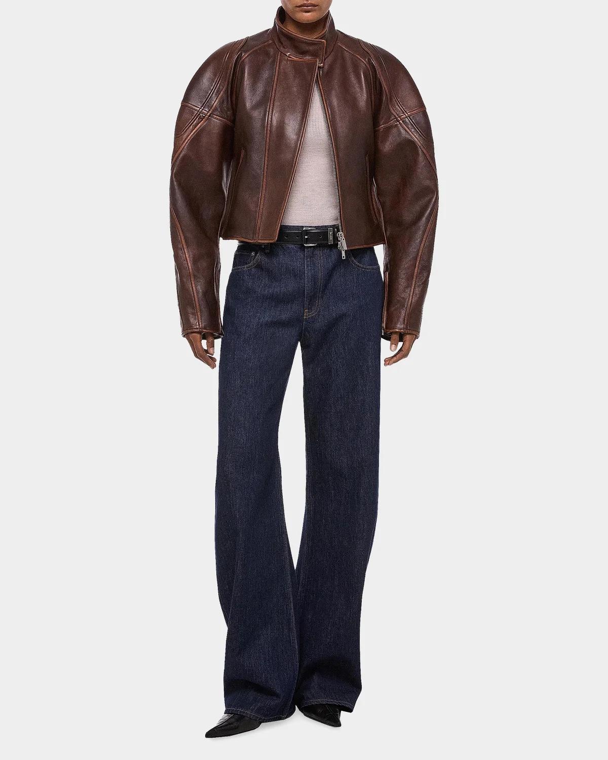 Leather Saddle Jacket - thumbnail 2