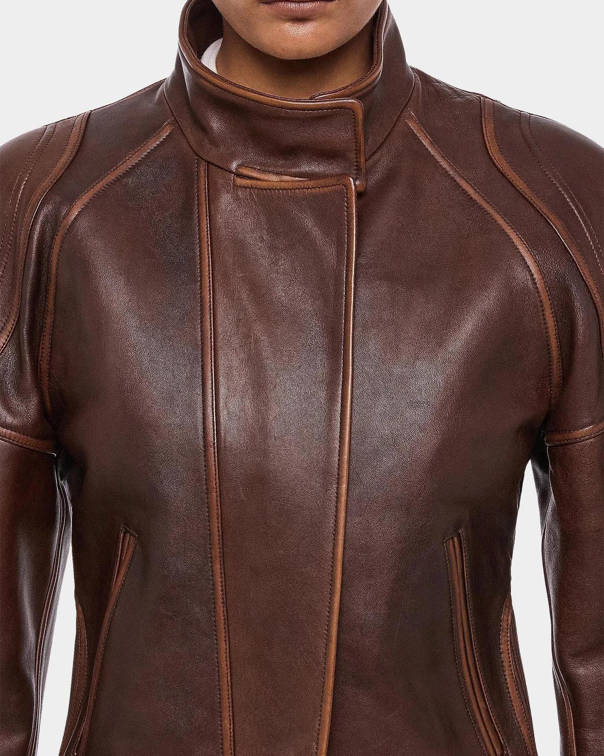 Leather Saddle Jacket - thumbnail 5