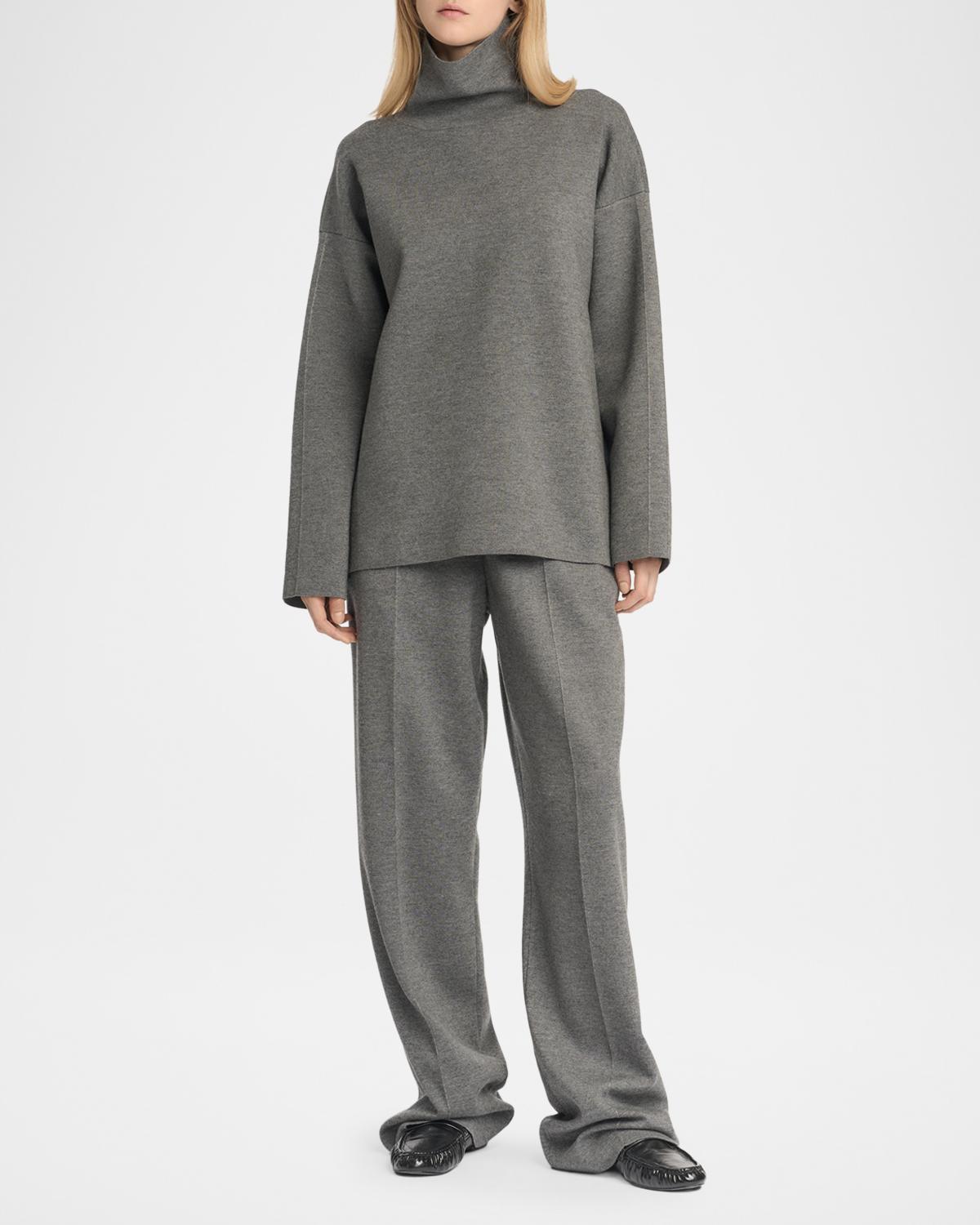 Turtleneck Cashmere-Silk Sweater - thumbnail 2