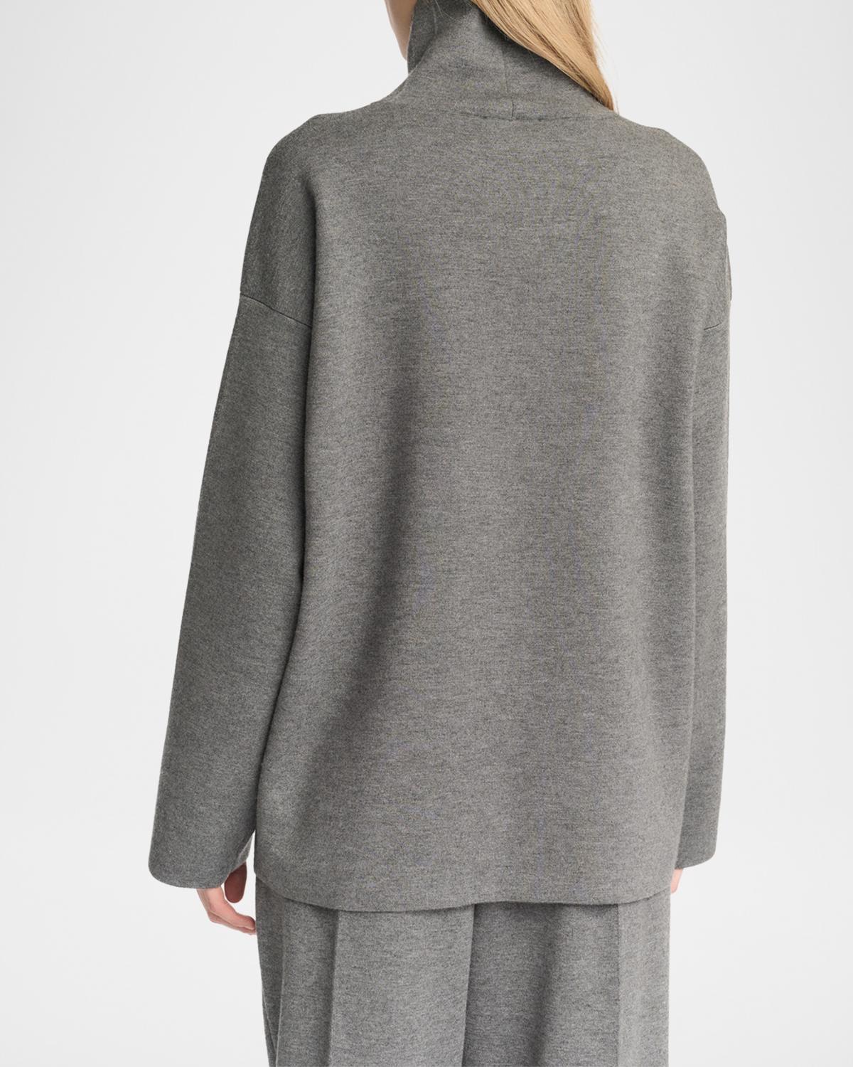 Turtleneck Cashmere-Silk Sweater - thumbnail 3
