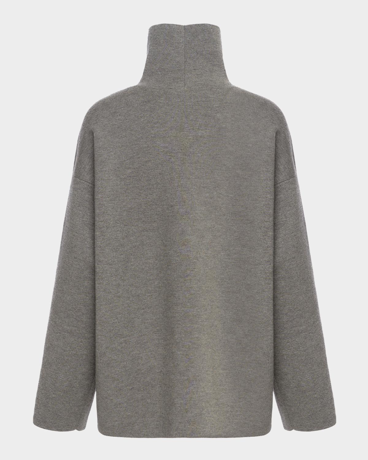 Turtleneck Cashmere-Silk Sweater - thumbnail 8