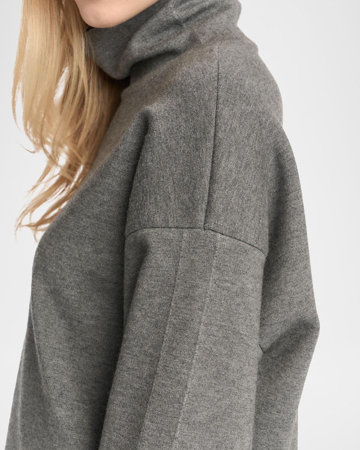 Turtleneck Cashmere-Silk Sweater - thumbnail 7