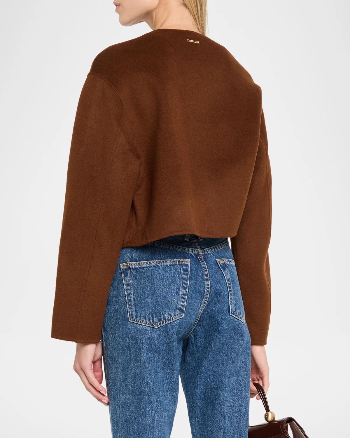 Floren Cropped Double-Breasted Jacket - thumbnail 3