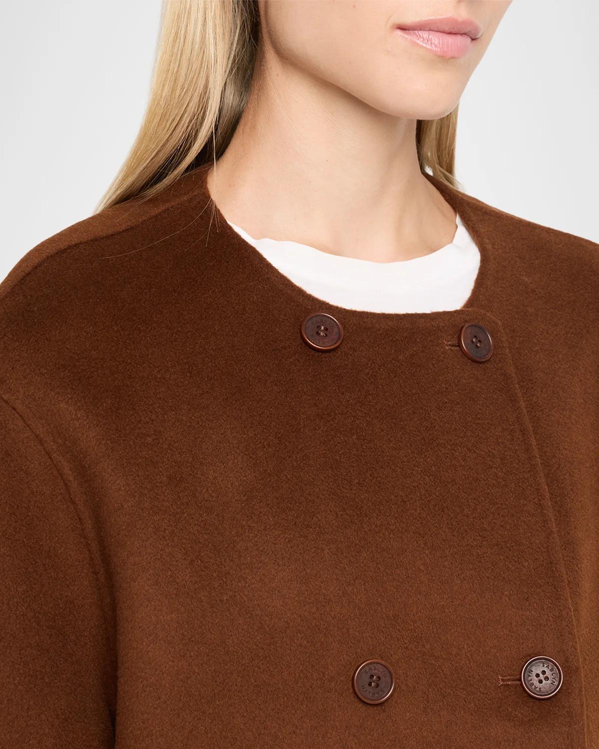 Floren Cropped Double-Breasted Jacket - thumbnail 5