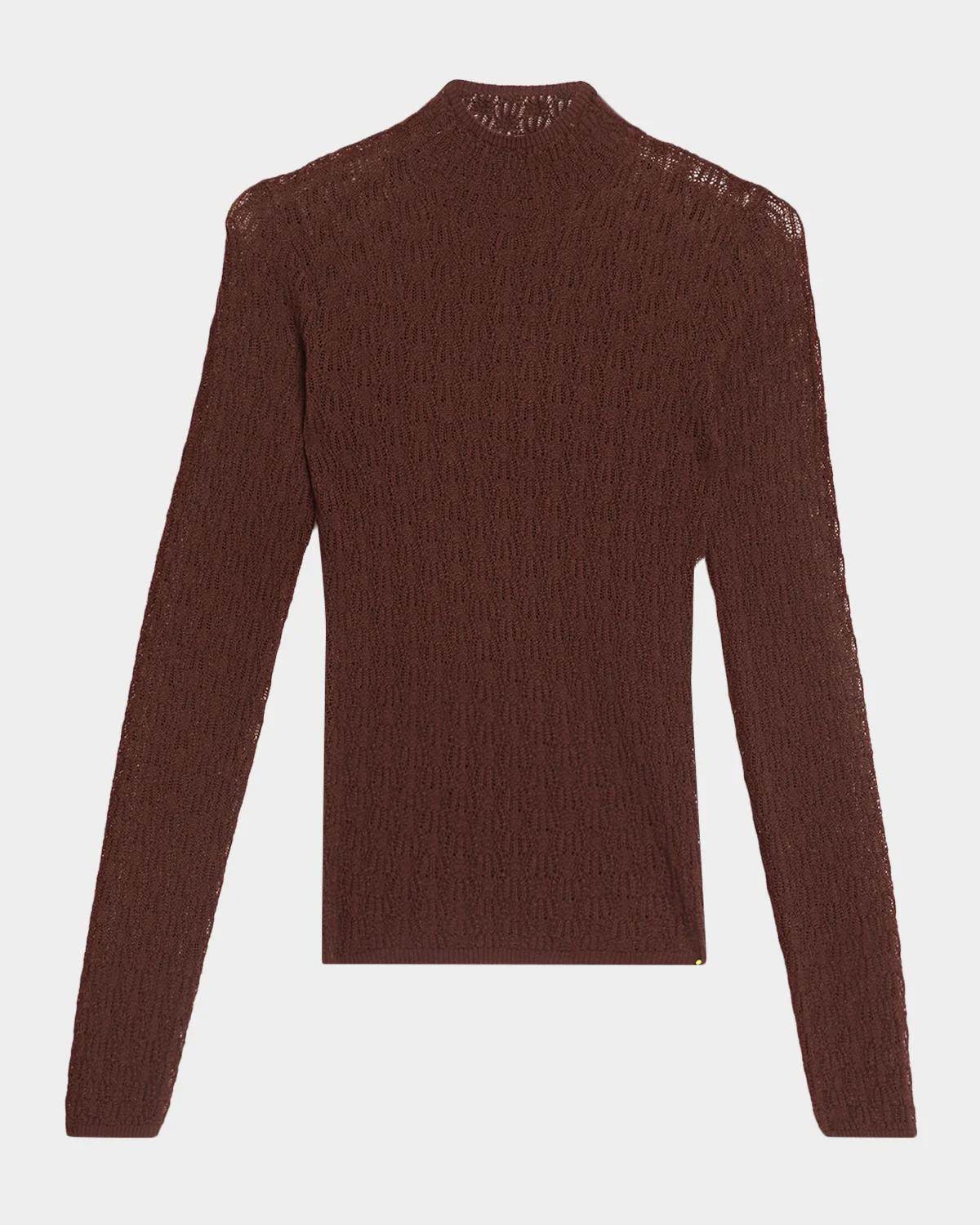 Rhea Sheer Merino Wool Sweater
