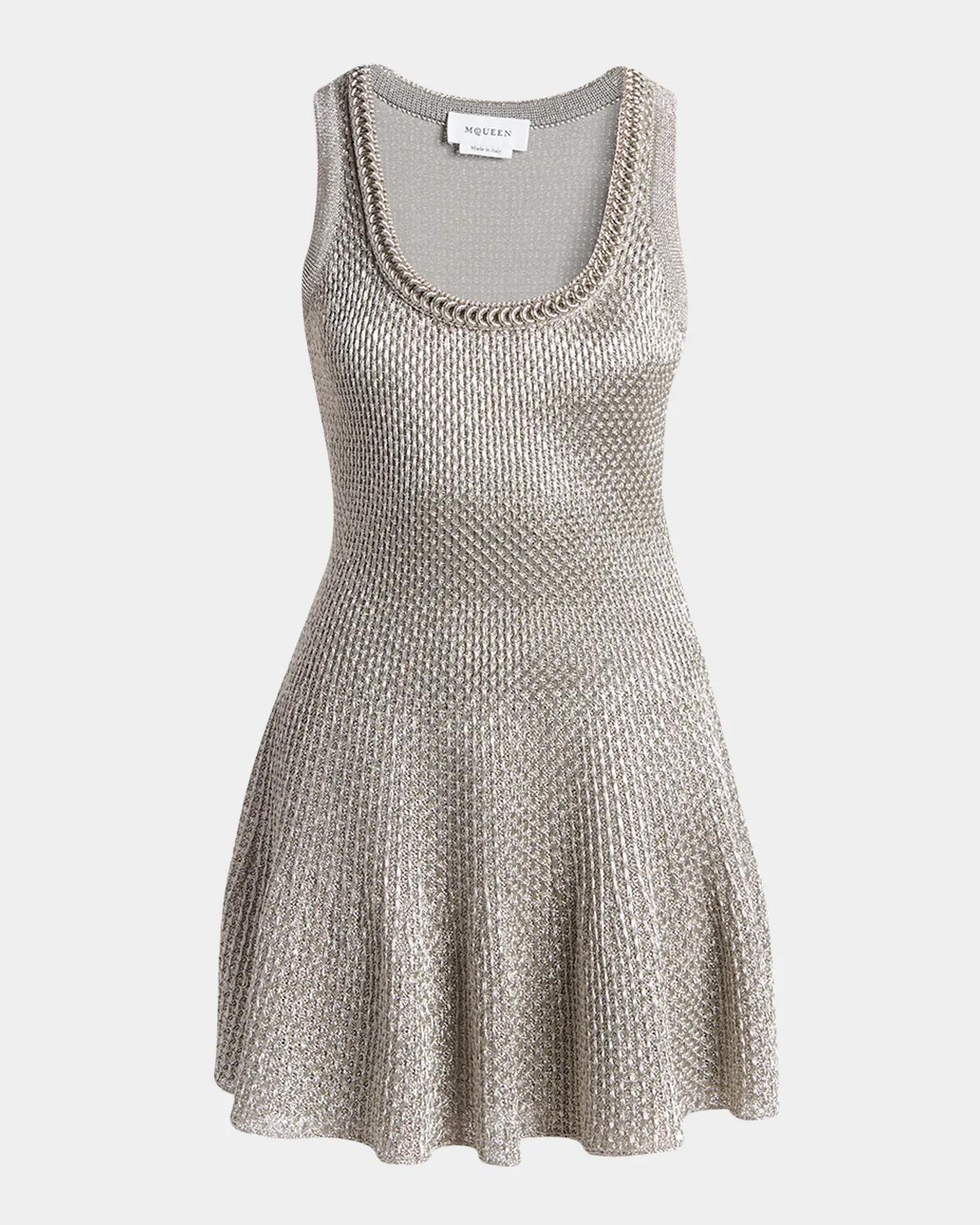 Metallic Mini Dress