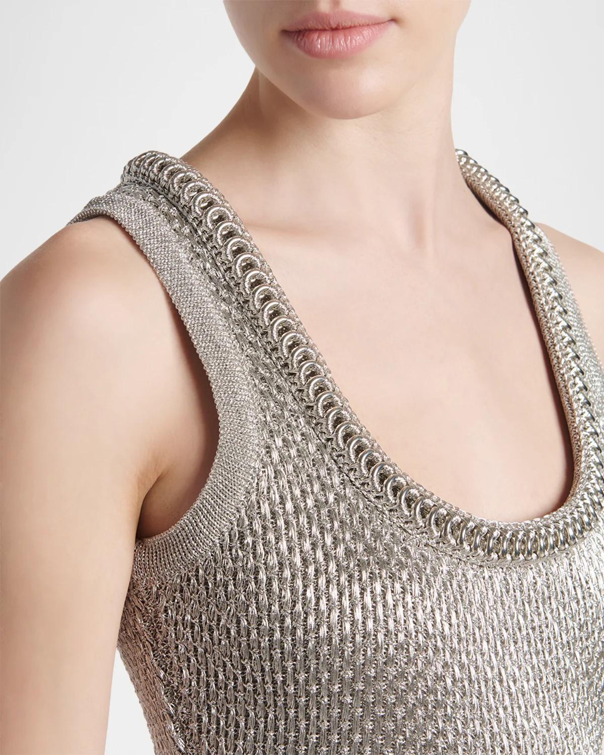 Metallic Mini Dress - thumbnail 5