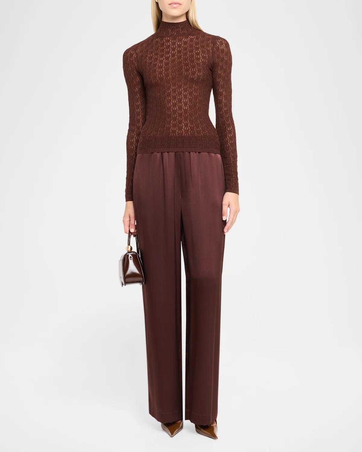 Lexi Silk Wide-Leg Pants - thumbnail 2