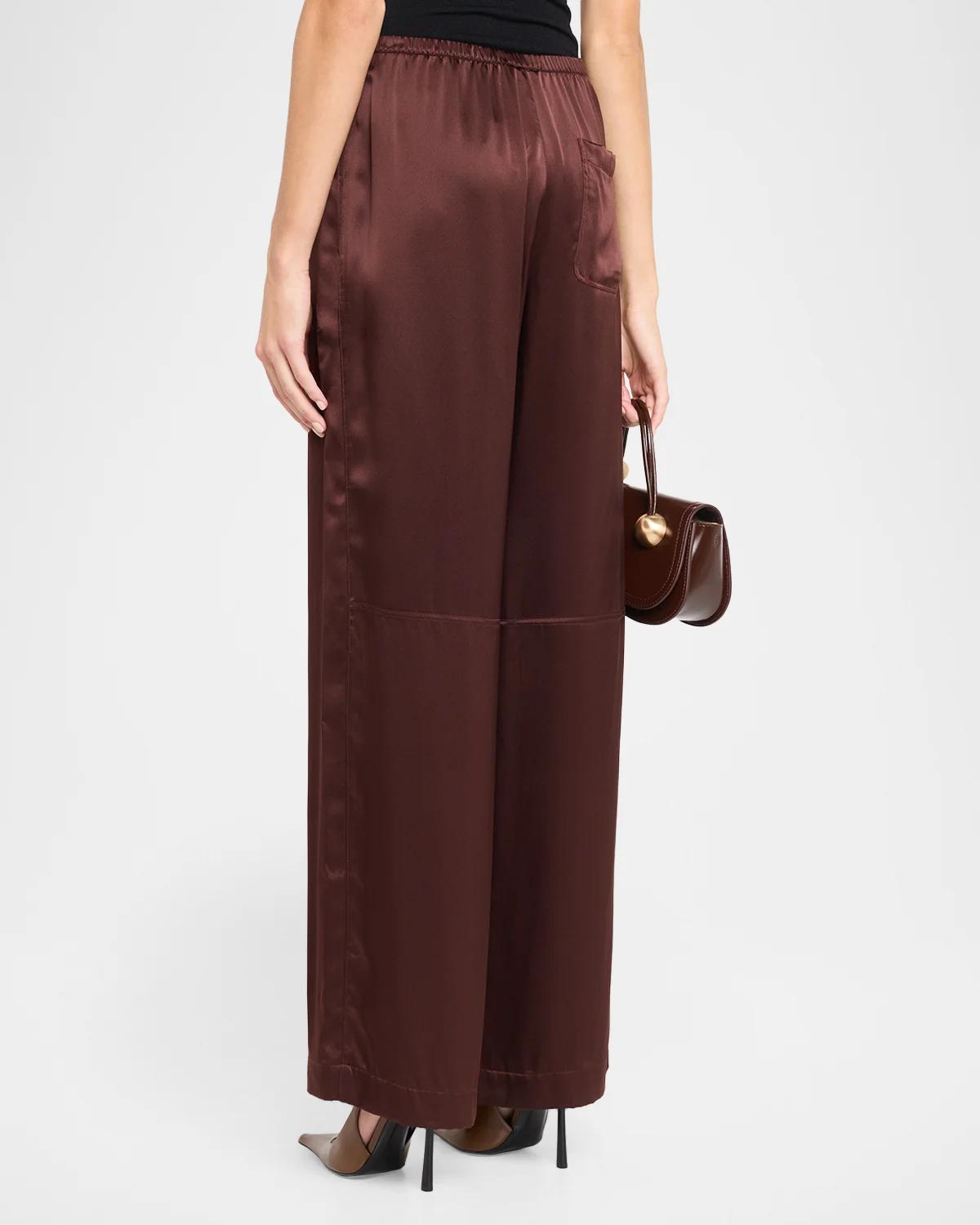 Lexi Silk Wide-Leg Pants - thumbnail 3