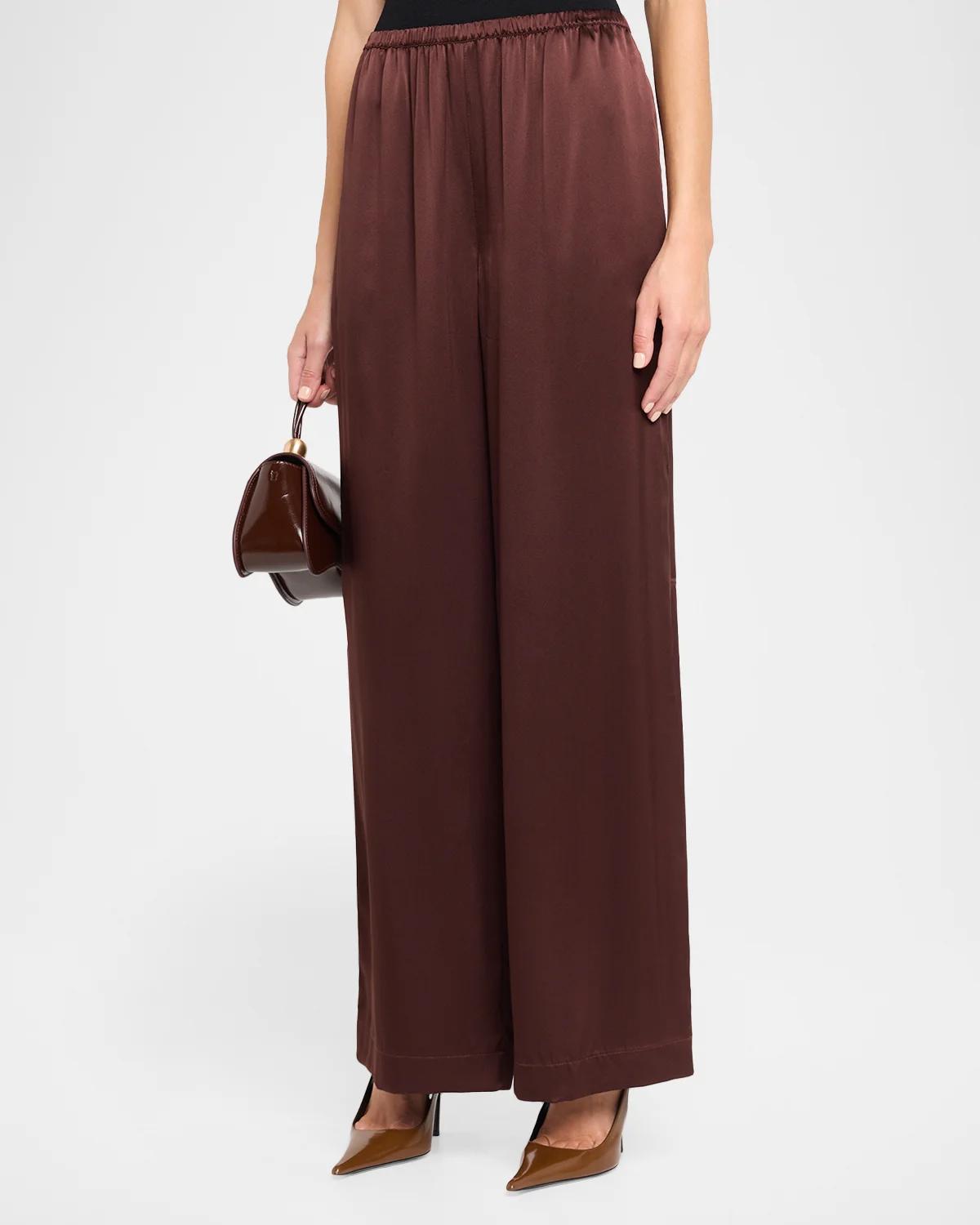 Lexi Silk Wide-Leg Pants - thumbnail 4