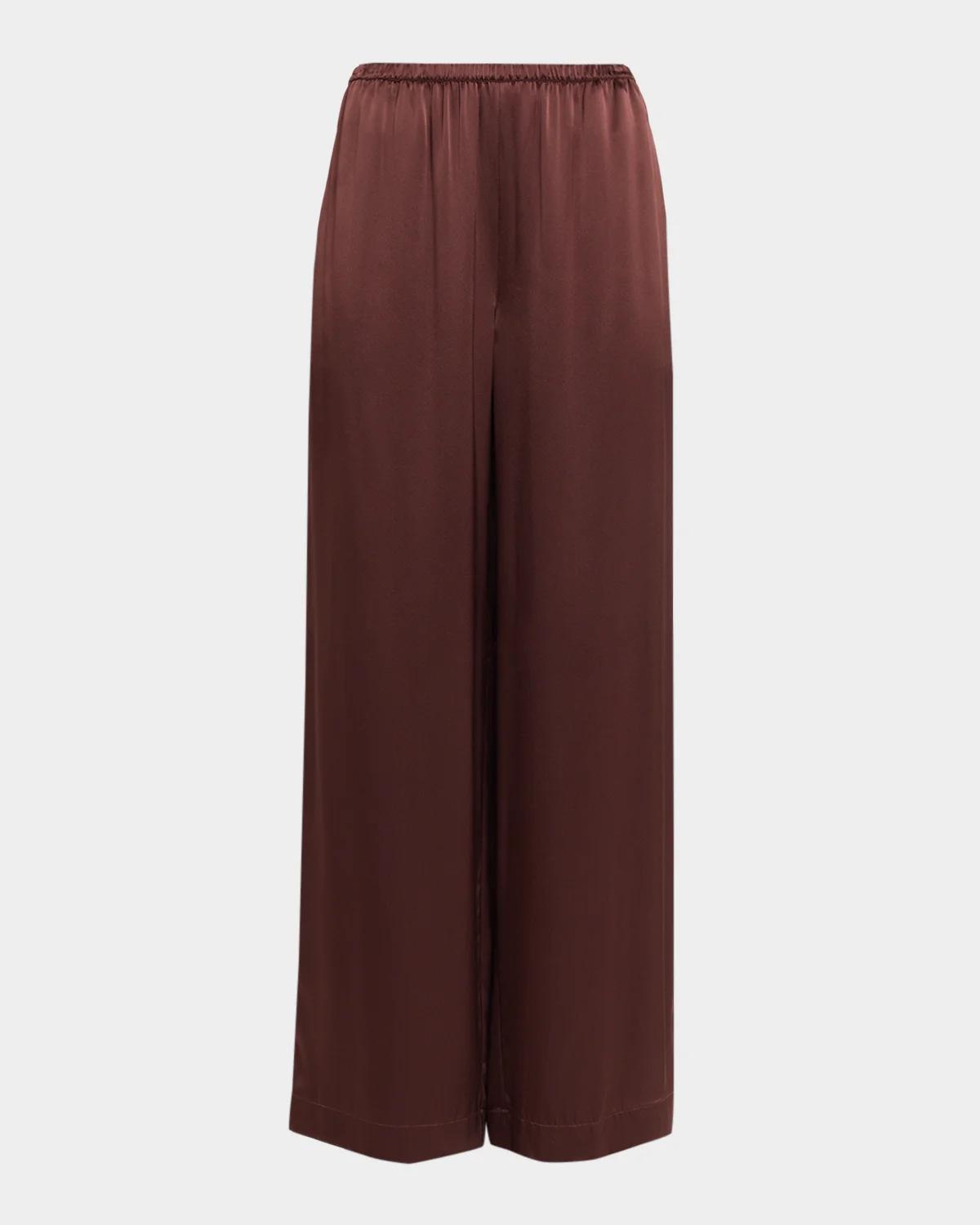 Lexi Silk Wide-Leg Pants