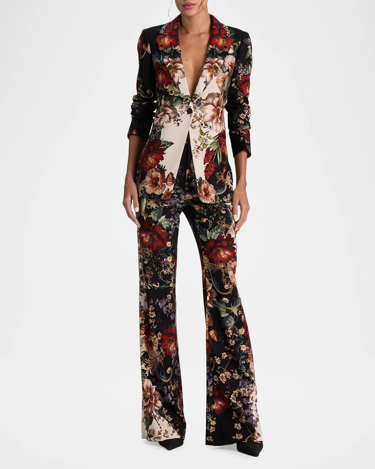 Breann Floral Fitted Blazer - thumbnail 2
