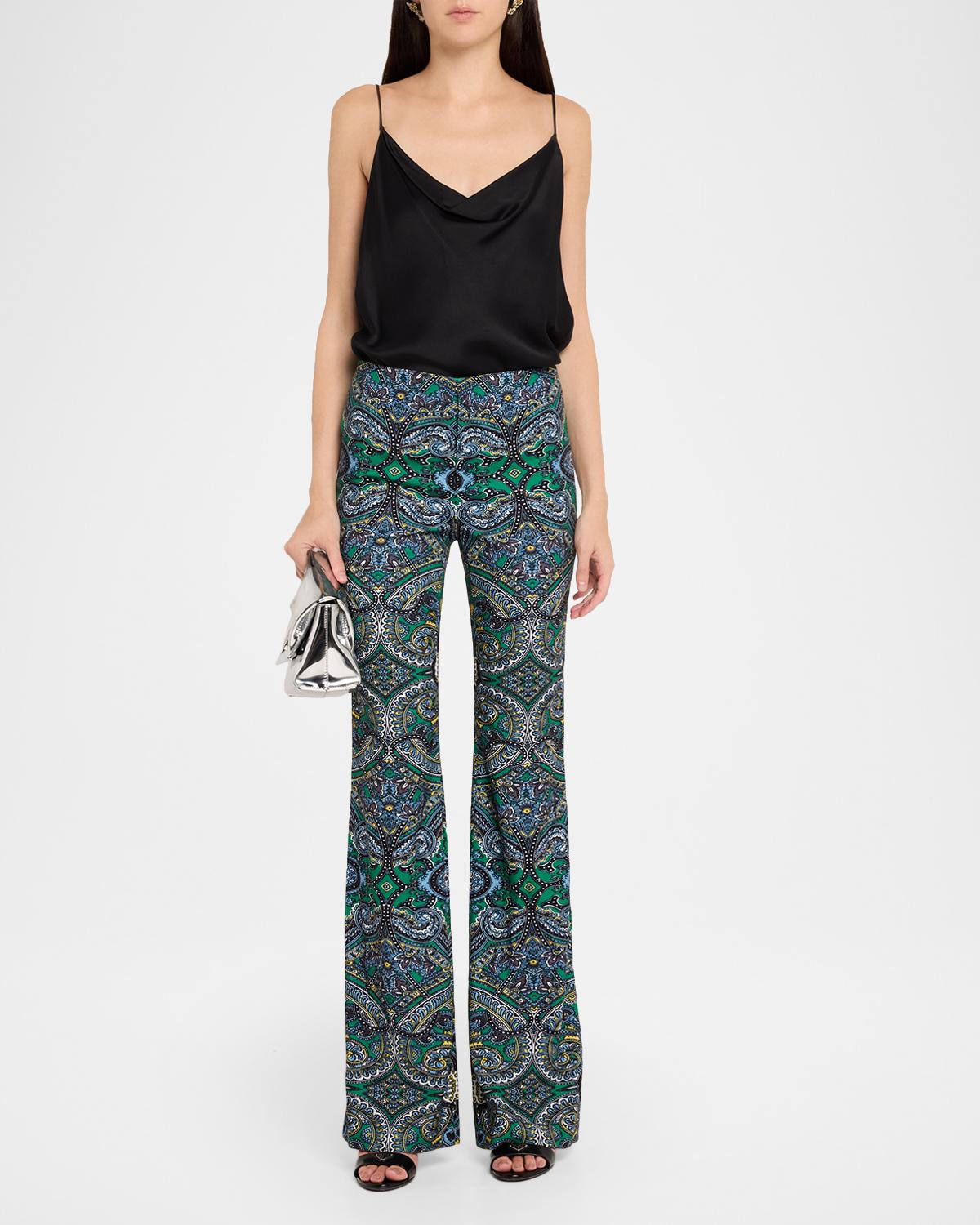 Teeny Paisley Flare Pants - thumbnail 2