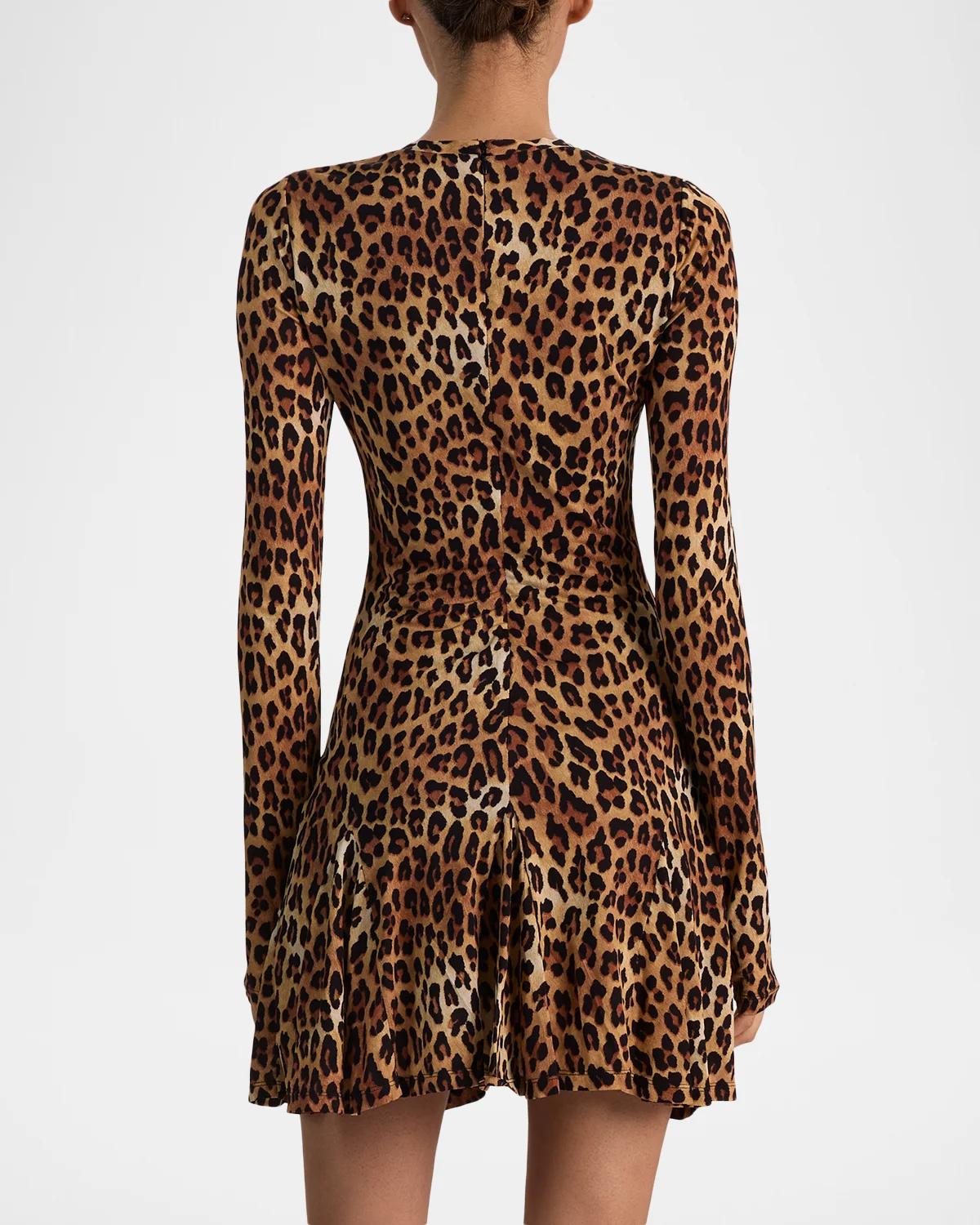 Wendy Cheetah Print A-Line Dress - thumbnail 3