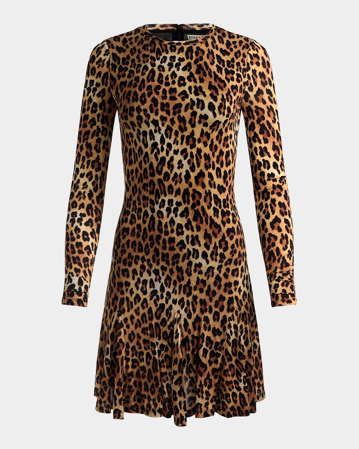 Wendy Cheetah Print A-Line Dress