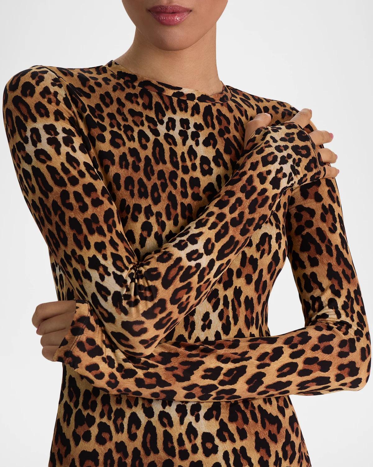 Wendy Cheetah Print A-Line Dress - thumbnail 6