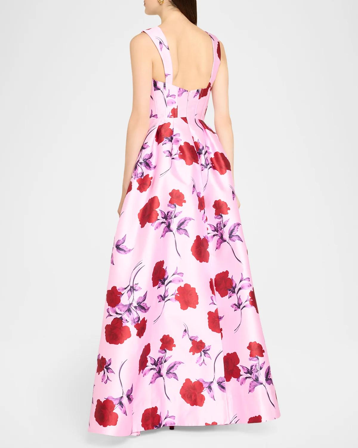 Melora Floral Ball Gown - thumbnail 3