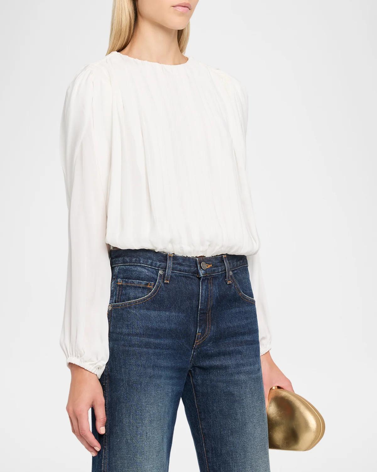 Frida Pleated Blouse - thumbnail 9