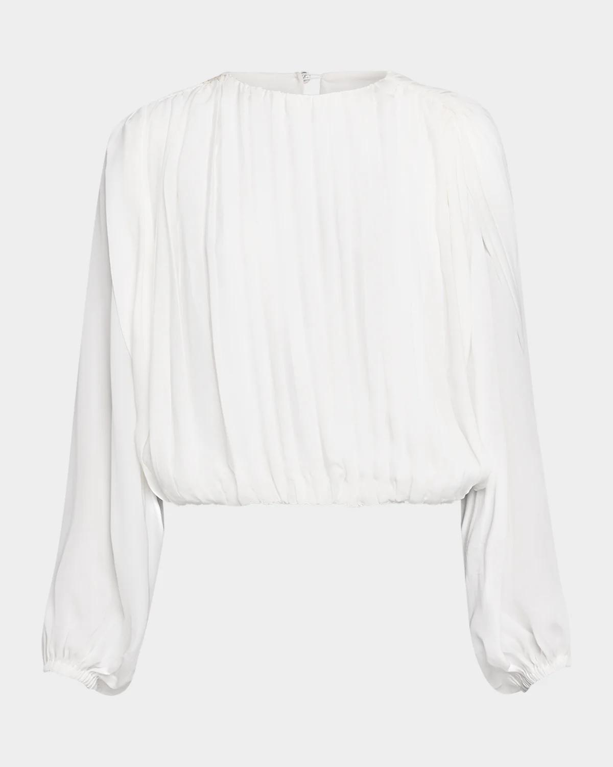 Frida Pleated Blouse - thumbnail 6