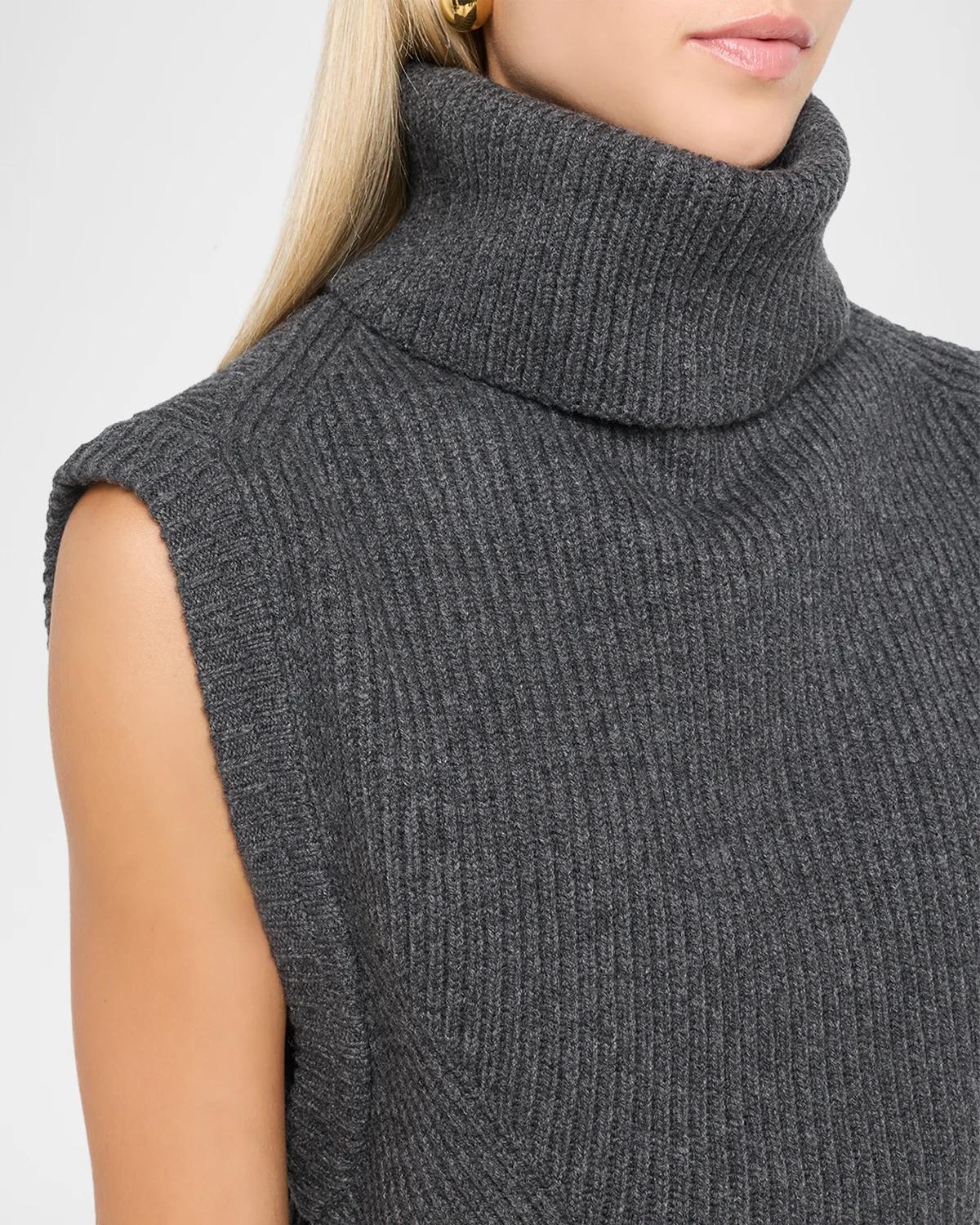 Maple Ribbed Wool-Cashmere Top - thumbnail 5