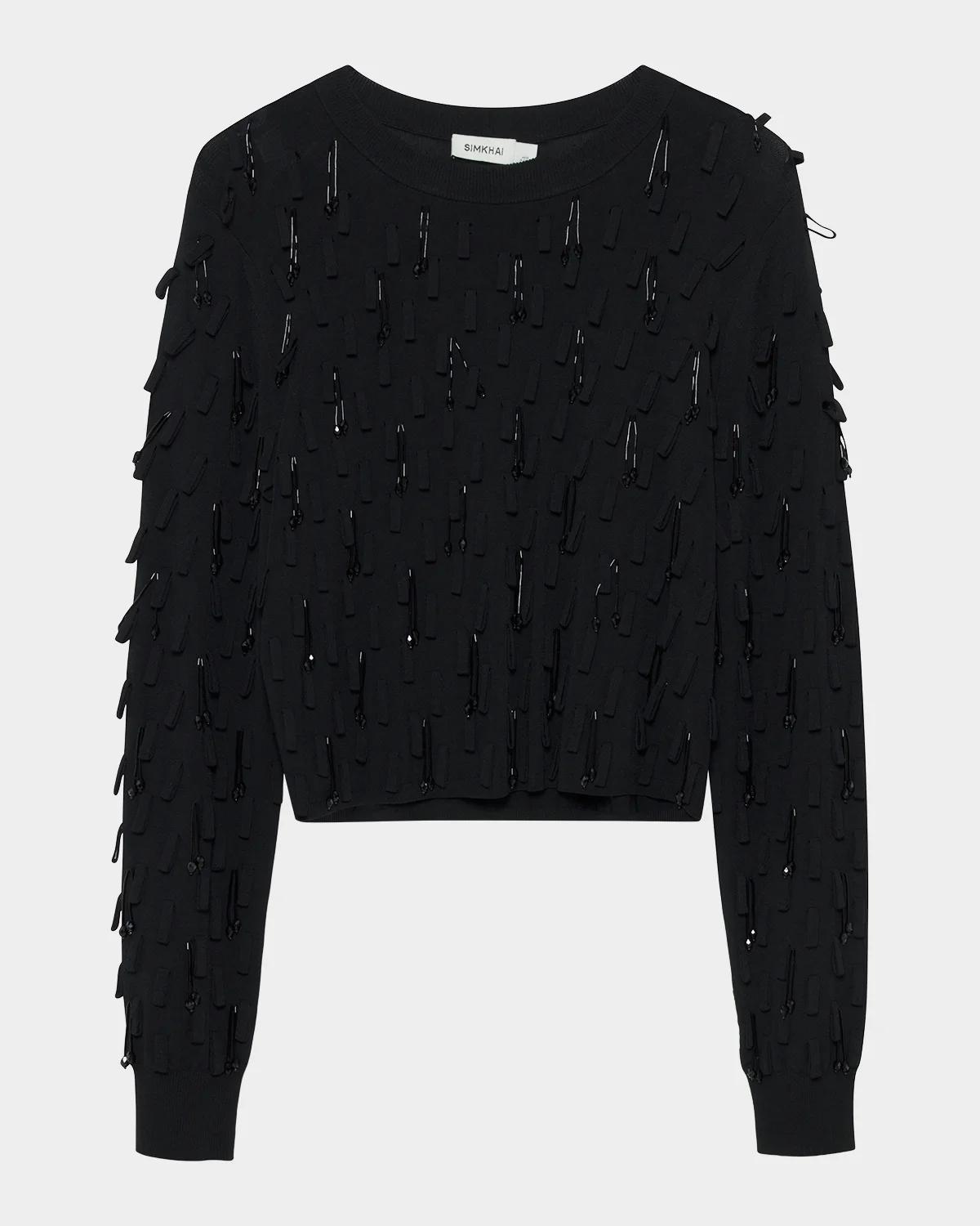 Myra Embellished Crewneck Sweater