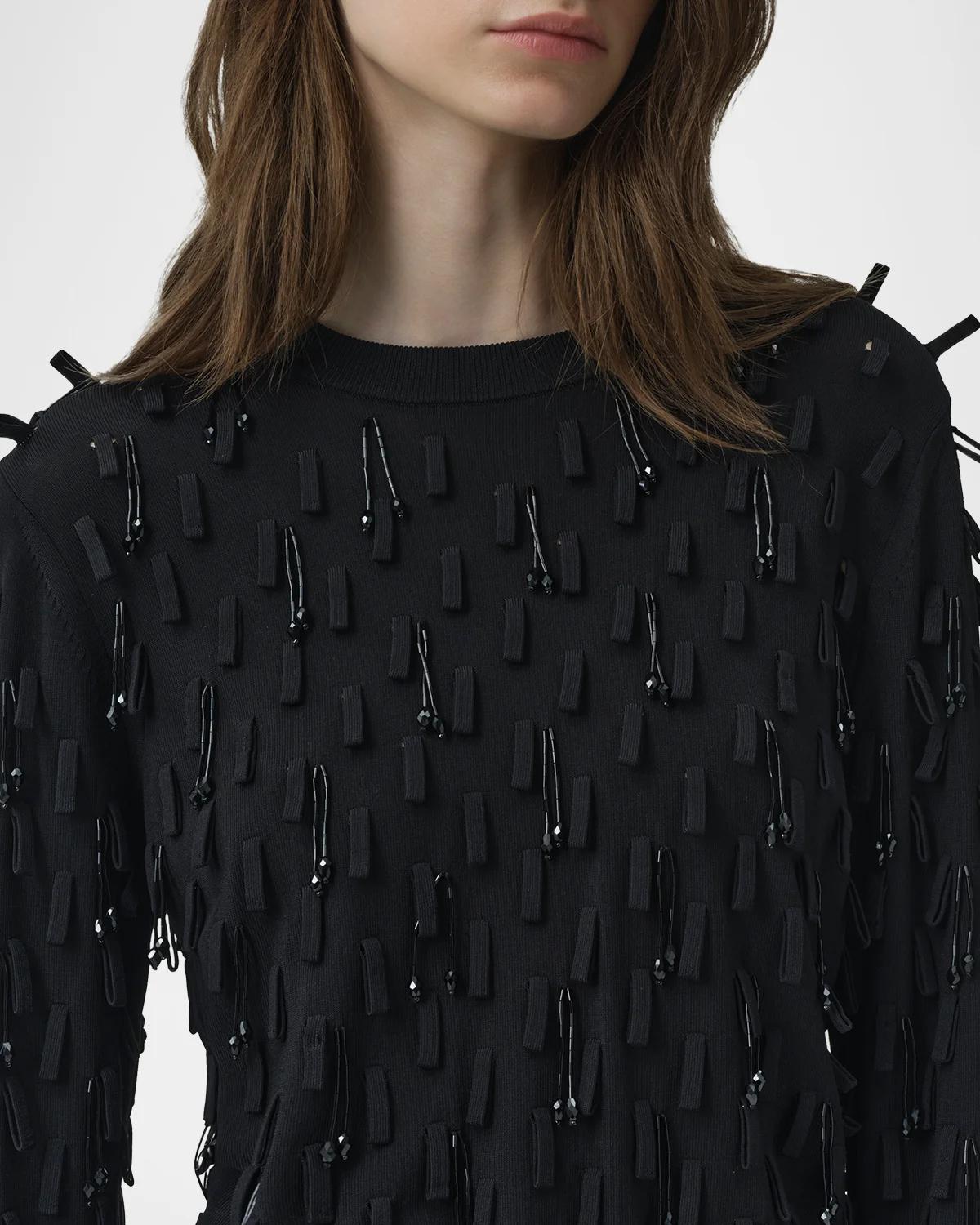 Myra Embellished Crewneck Sweater - thumbnail 5